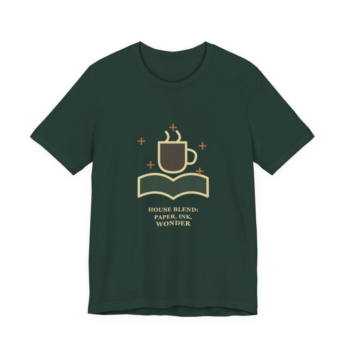 Forest Bookshop Blend T-shirt mockup