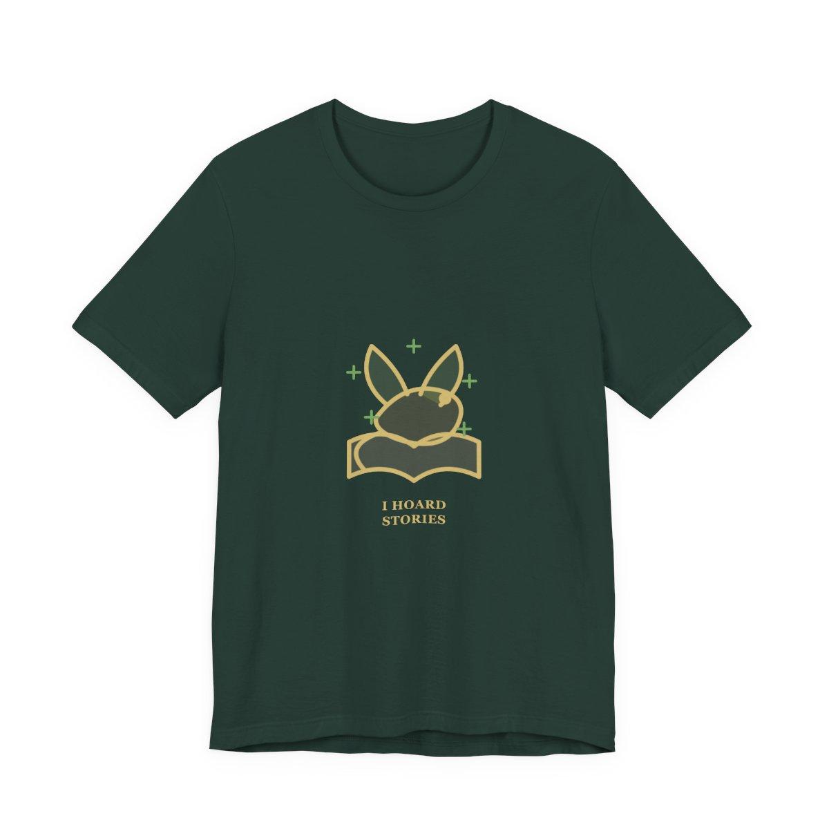 Forest Hoard of Hardcovers T-shirt mockup