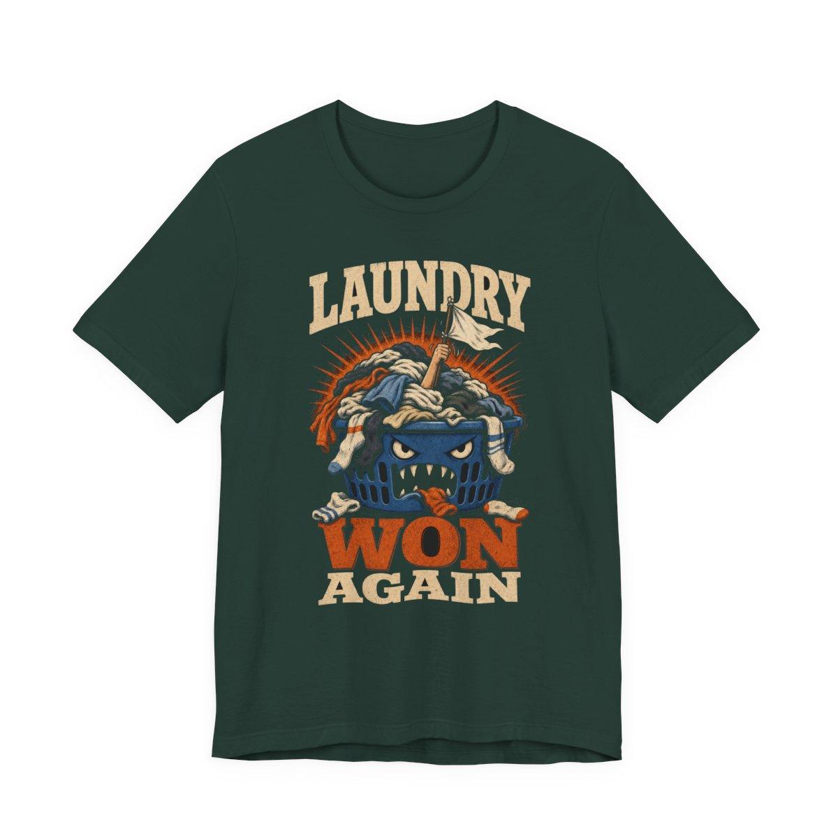 Forest Laundry Won Again T-shirt mockup