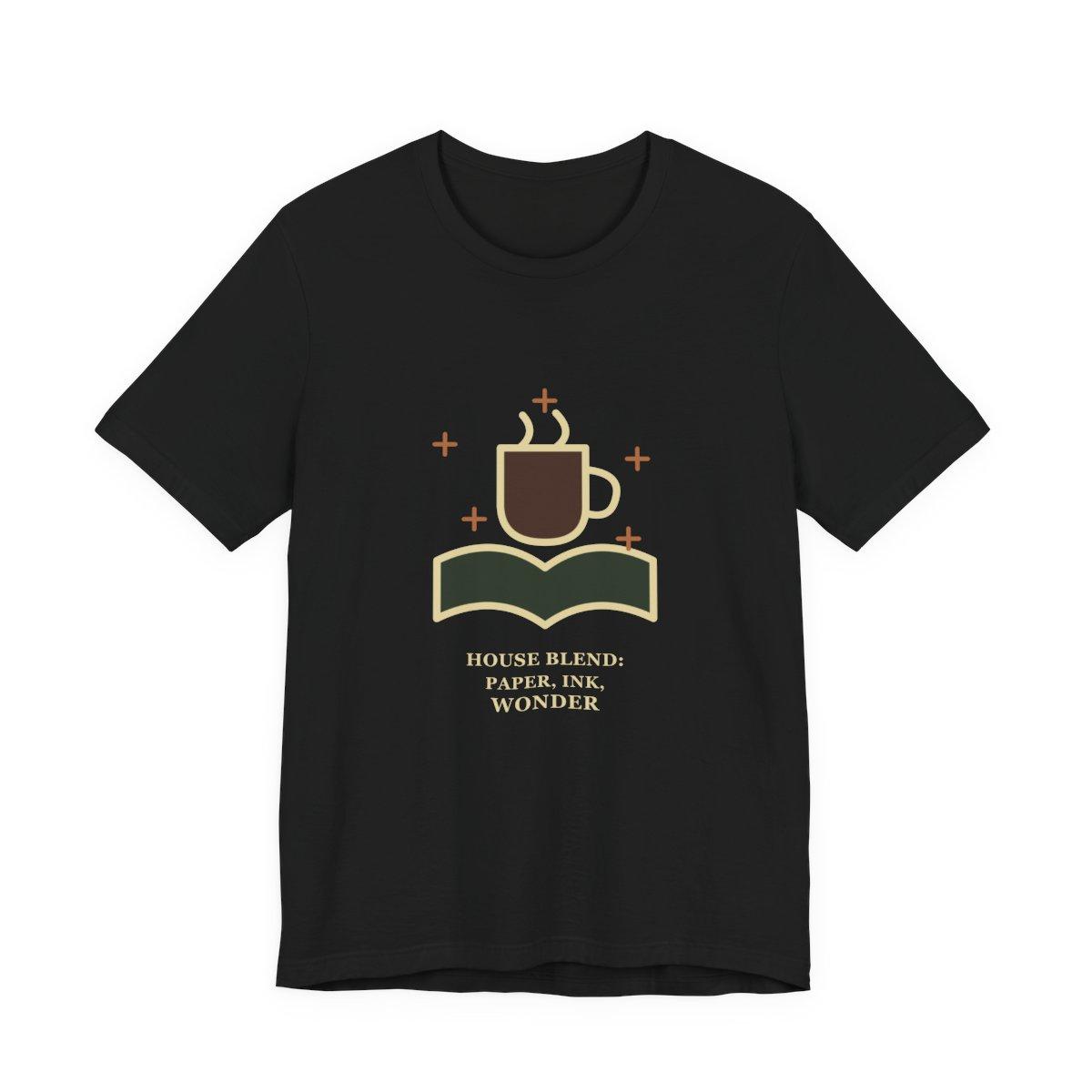 Black Bookshop Blend T-shirt mockup